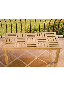 Basketweave Rectangular Table, Large 7 Basketweave Rectangular Table, Large -Green Haven Shop 36351 005v 1 basketweave teak coffee tables