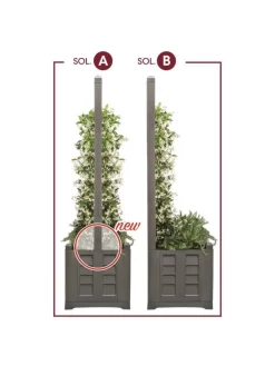 Separate Flower Box With Trellis 19 Separate Flower Box With Trellis -Green Haven Shop 3 4 crop 8613626 08V