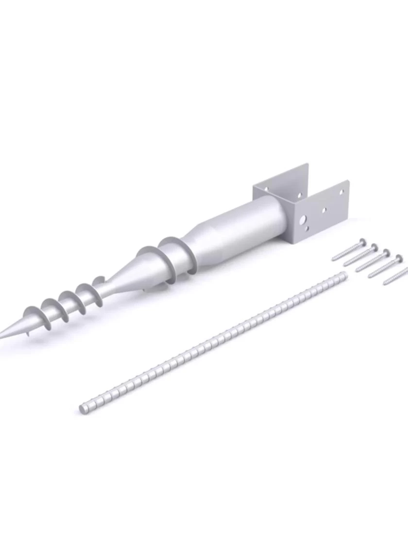 No-Dig Ground Screw For Mailpost 1 No-Dig Ground Screw For Mailpost