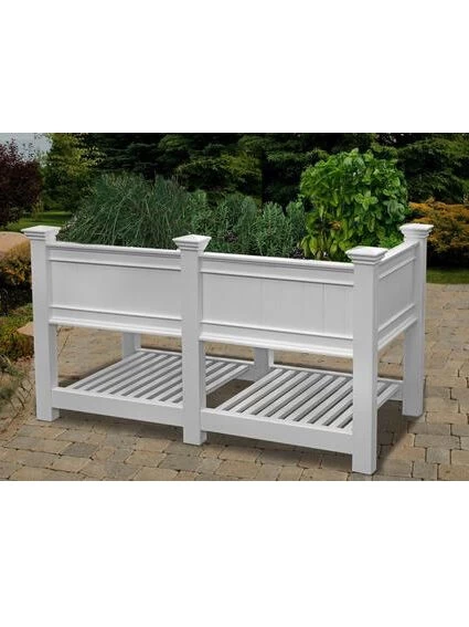 Cambridge Elevated Planter With Extension 1 Cambridge Elevated Planter With Extension