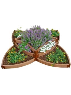 Classic Sienna Versailles Sunburst Raised Garden Bed With 2" Boards -Green Haven Shop 8588252 07v