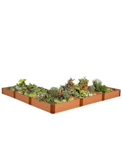 L-Shaped Composite Raised Bed, 12'x12' With 1" Boards 9 L-Shaped Composite Raised Bed, 12'x12' With 1" Boards -Green Haven Shop 8588254 04v