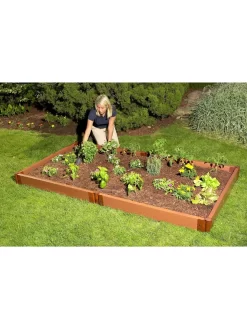 Classic Sienna Composite Raised Bed, 5-1/2" High With 2" Boards 9 Classic Sienna Composite Raised Bed, 5-1/2" High With 2" Boards -Green Haven Shop 8588260 01v