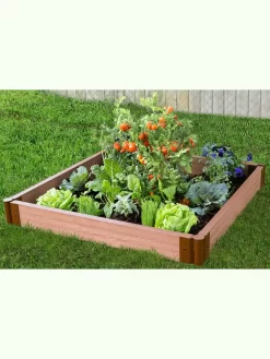 Classic Sienna Composite Raised Bed, 5-1/2" High With 2" Boards 10 Classic Sienna Composite Raised Bed, 5-1/2" High With 2" Boards -Green Haven Shop 8588270 02v