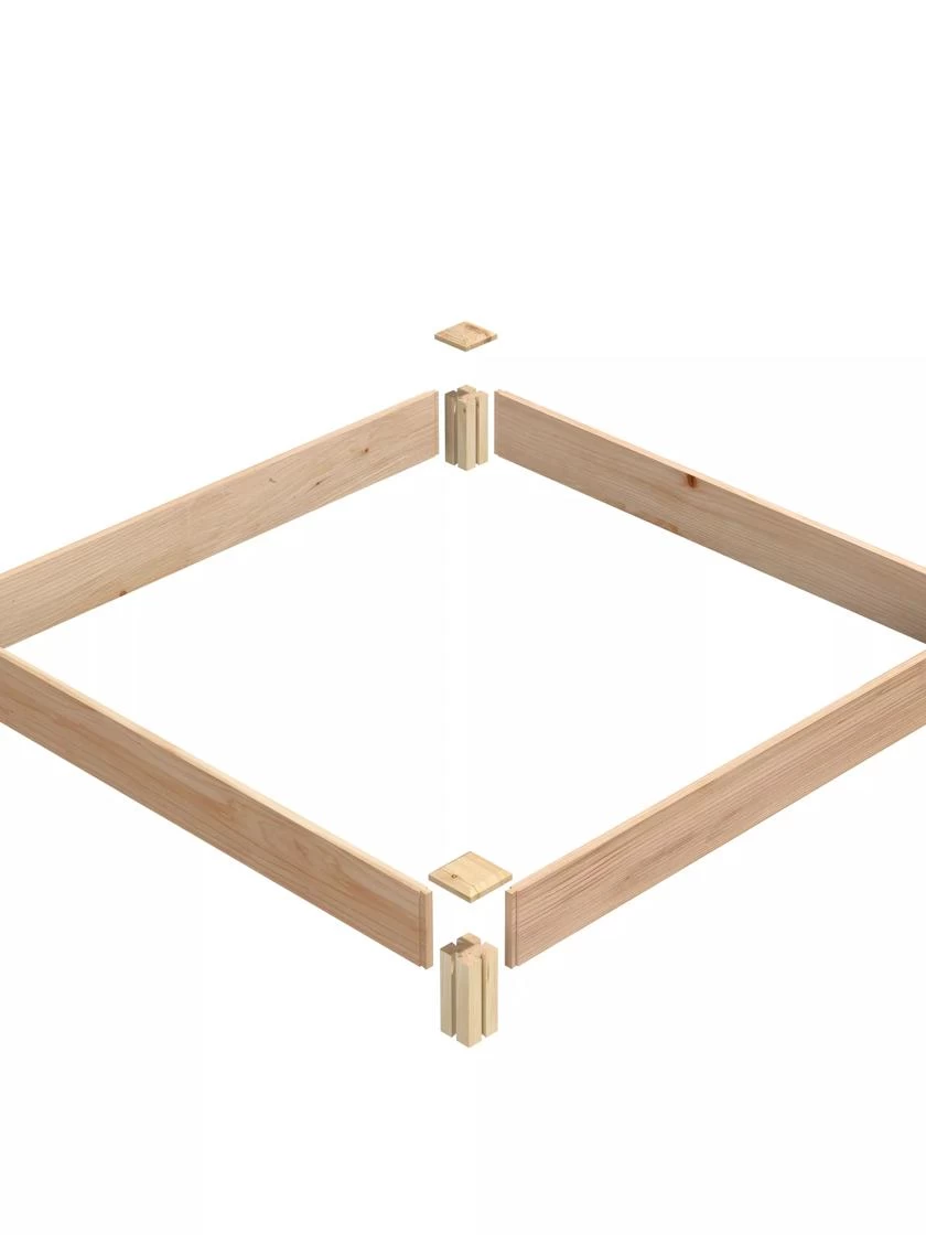 Cedar Raised Garden Bed, 4' X 4' X 6" 2 Cedar Raised Garden Bed, 4' X 4' X 6" - Image 2