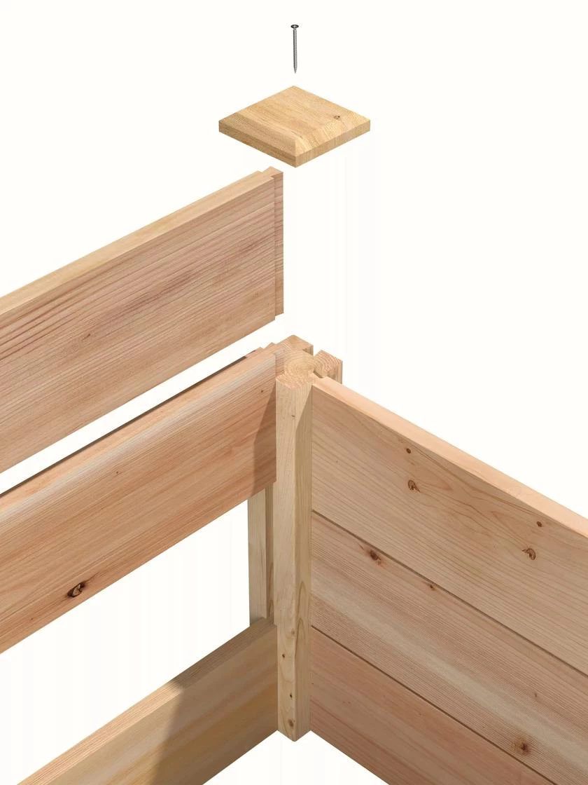 Cedar Raised Garden Bed, 4' X 4' X 6" 3 Cedar Raised Garden Bed, 4' X 4' X 6" - Image 3