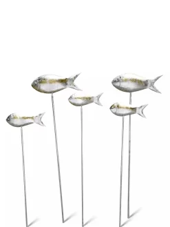Fish Out Of Water Garden Stakes, Set Of 5 10 Fish Out Of Water Garden Stakes, Set Of 5 -Green Haven Shop 8593672 0067 tif
