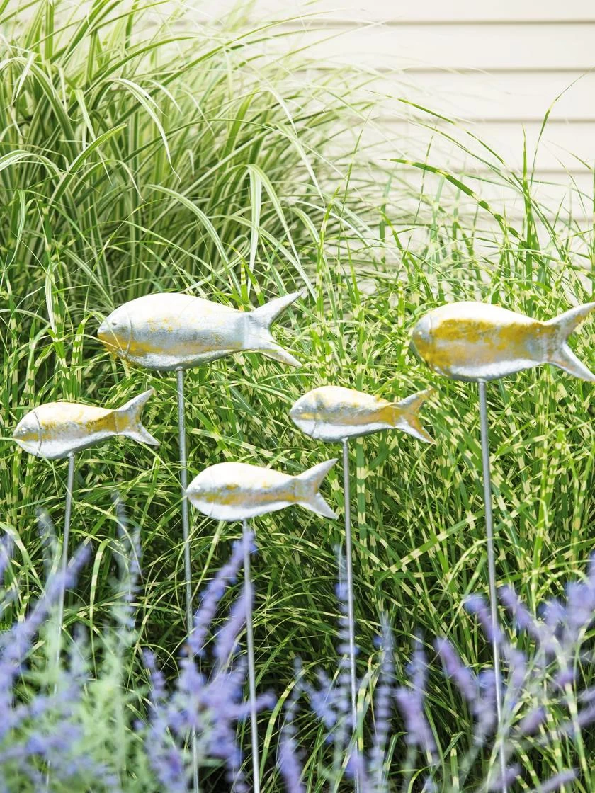 Fish Out Of Water Garden Stakes, Set Of 5 3 Fish Out Of Water Garden Stakes, Set Of 5 - Image 3