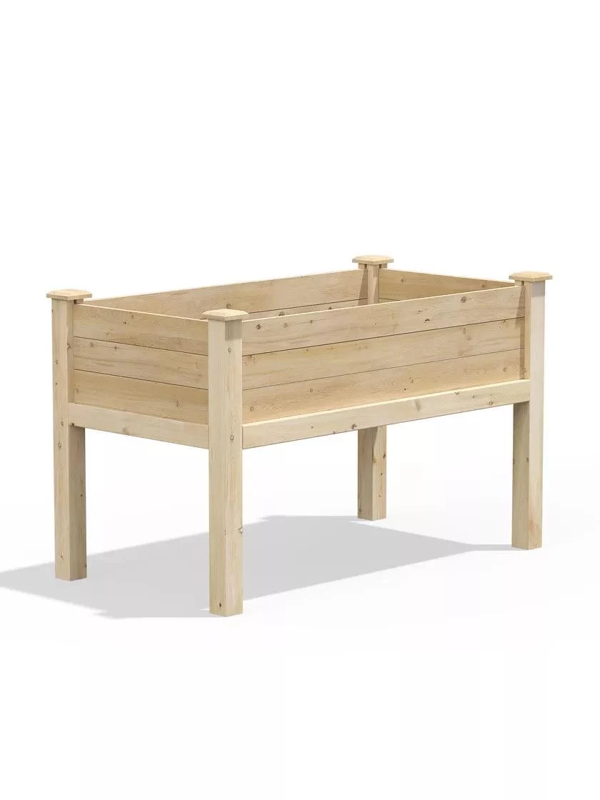 Elevated Cedar Garden Bed, 2' X 4' X 31" 2 Elevated Cedar Garden Bed, 2' X 4' X 31" - Image 2