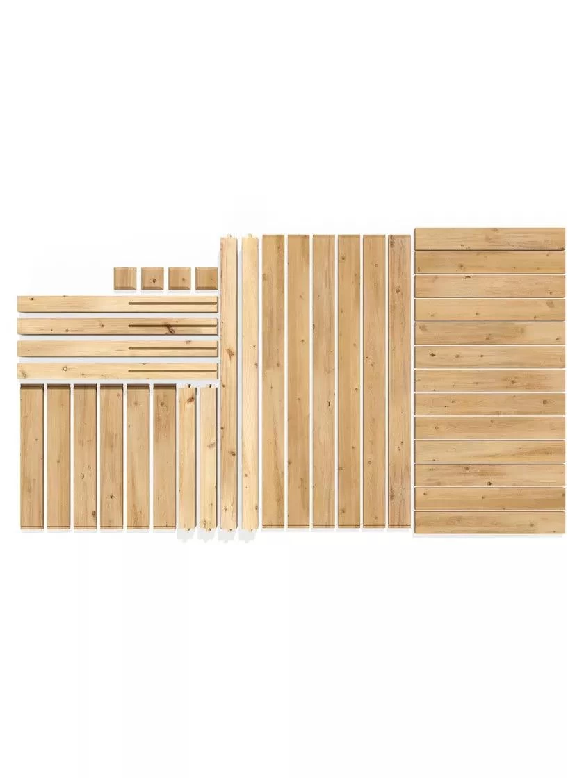 Elevated Cedar Garden Bed, 2' X 4' X 31" 6 Elevated Cedar Garden Bed, 2' X 4' X 31" - Image 6