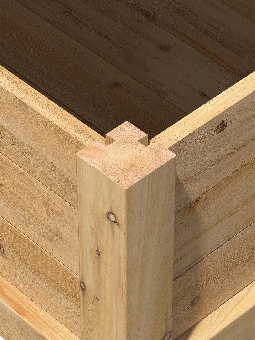 Elevated Cedar Garden Bed, 2' X 4' X 31" 3 Elevated Cedar Garden Bed, 2' X 4' X 31" - Image 3