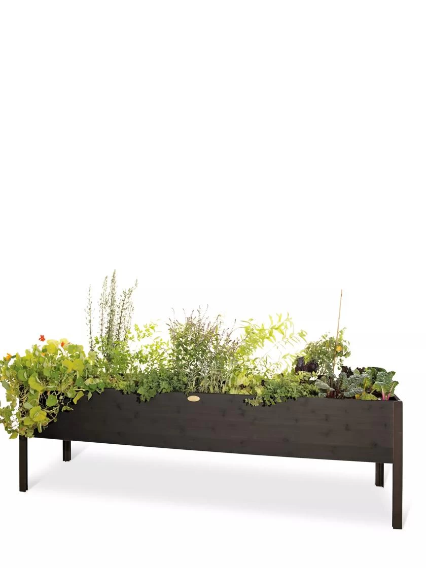 Eco-Stained Elevated Planter Box, 2'x8' 10 Eco-Stained Elevated Planter Box, 2'x8' - Image 10