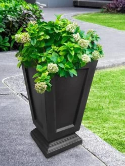 Kensington Self-Watering Tall Patio Planter, 25" 8 Kensington Self-Watering Tall Patio Planter, 25" -Green Haven Shop 8598549 01V tif
