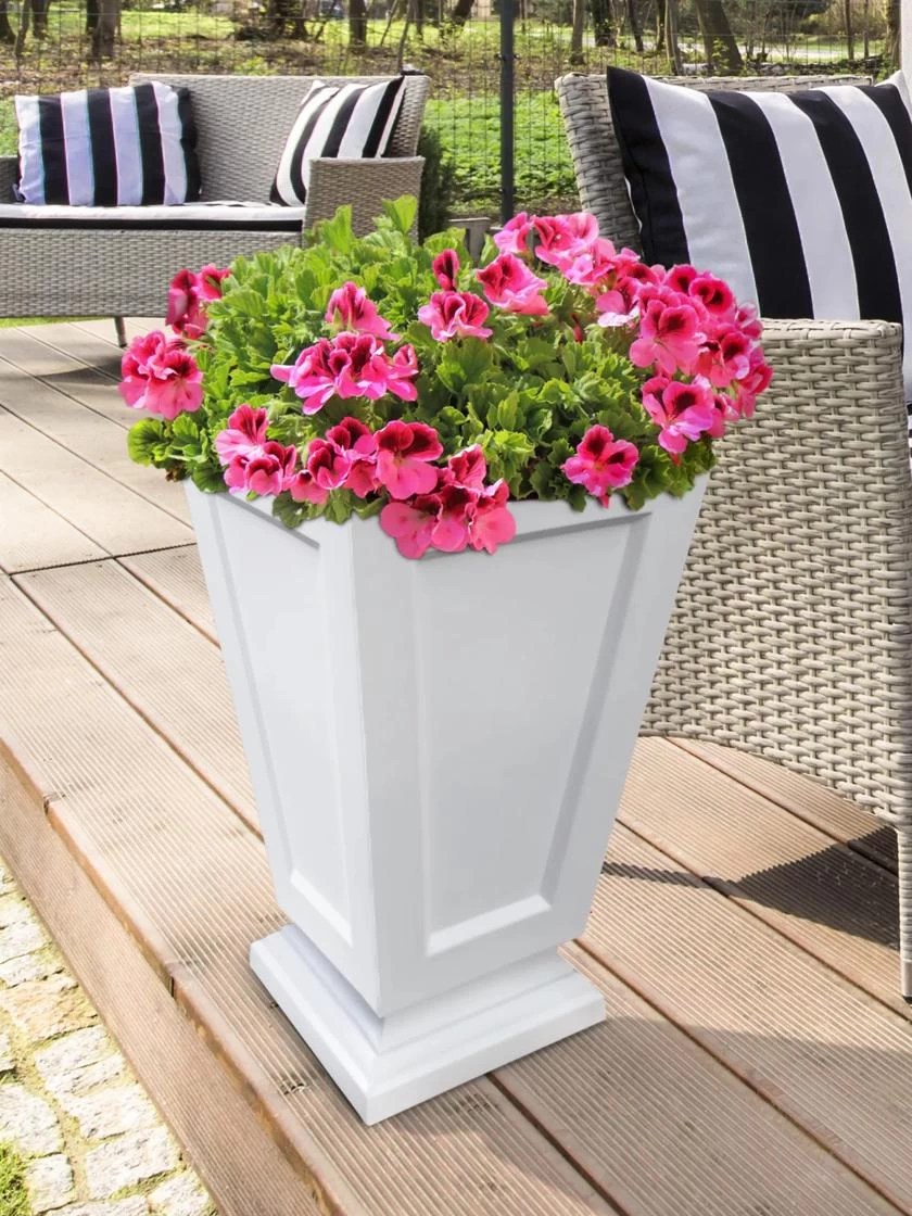 Kensington Self-Watering Tall Patio Planter, 25" 2 Kensington Self-Watering Tall Patio Planter, 25" - Image 2