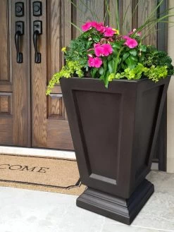 Kensington Self-Watering Tall Patio Planter, 25" 9 Kensington Self-Watering Tall Patio Planter, 25" -Green Haven Shop 8598549 03V tif