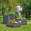 Exaco Hexagonal Raised Garden Bed Planter