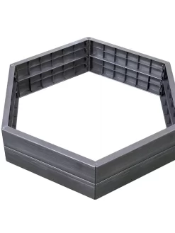 Exaco Hexagonal Raised Garden Bed Planter 6 Exaco Hexagonal Raised Garden Bed Planter -Green Haven Shop 8599285 04V tif