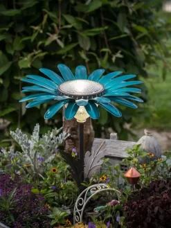 Desert Steel Daisy Solar Light -Green Haven Shop 8599556 07V tif