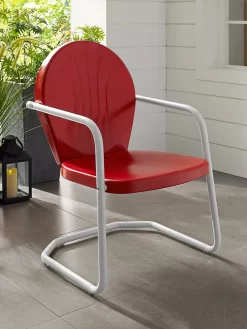 Crosley Griffith Metal Outdoor Chair 11 Crosley Griffith Metal Outdoor Chair -Green Haven Shop 8599640 14V tif