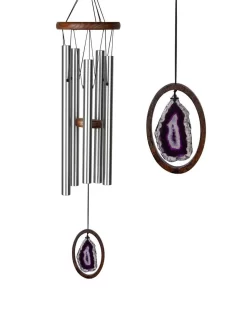 Agate Chime™, Large -Green Haven Shop 8599738 05v woodstock agate chime large purple