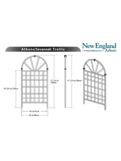 Savannah Composite Vinyl Trellis -Green Haven Shop 8599769 03v