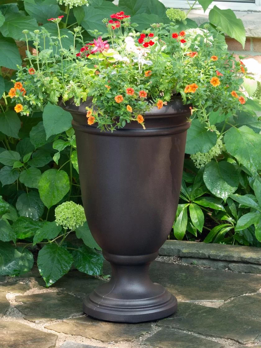 Ellington Self-Watering Urn Planter, 24" 3 Ellington Self-Watering Urn Planter, 24" - Image 3