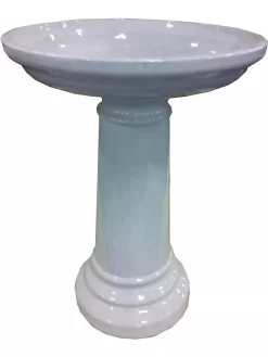 Classic Ceramic Bird Bath 7 Classic Ceramic Bird Bath -Green Haven Shop 8600171 03V tif