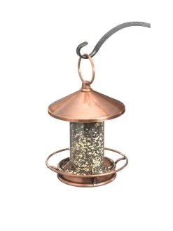 Classic Perch Bird Feeder With Copper Finish 5 Classic Perch Bird Feeder With Copper Finish -Green Haven Shop 8600195 02v