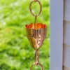 Crocus Pure Copper Rain Chain, 8.5'