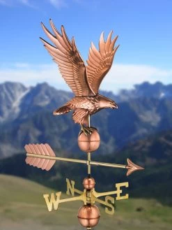 Freedom Eagle Copper Weathervane