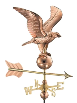 Eagle Cottage Copper Weathervane With Roof Mount -Green Haven Shop 8600278 04v