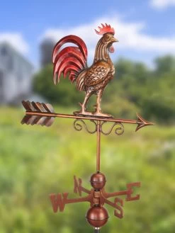Bantam Rooster Copper Weathervane