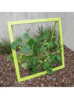 Mira Modern Garden Trellis Jr. -Green Haven Shop 8600514 02v mira modern garden trellis jr leaf green