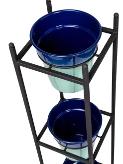 Steel Vertical Plant Stand With Metal Pots -Green Haven Shop 8609183 4966 tif