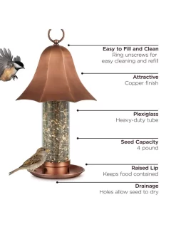 Bell Tube Bird Feeder -Green Haven Shop 8609486 03v