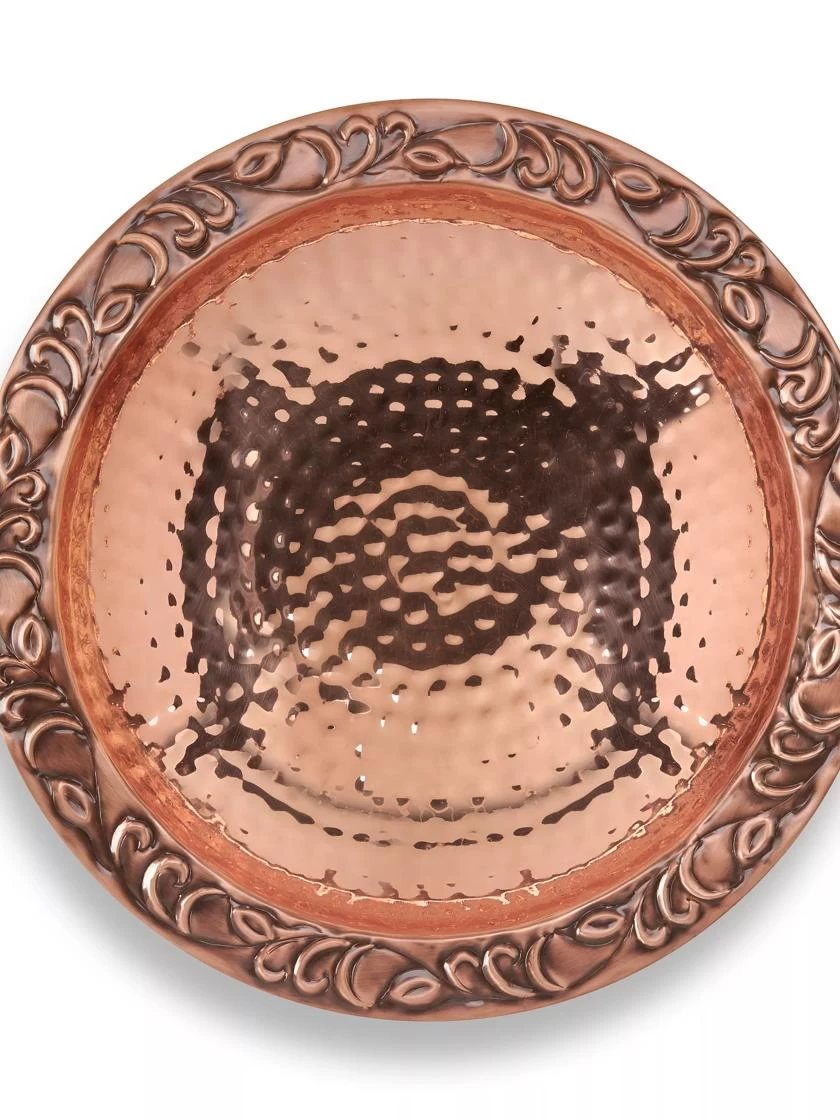 Copper Birdbath With Stake 4 Copper Birdbath With Stake - Image 4