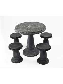 Patio Set, Round Table & 4 Stools 10 Patio Set, Round Table & 4 Stools -Green Haven Shop 8610576 15v