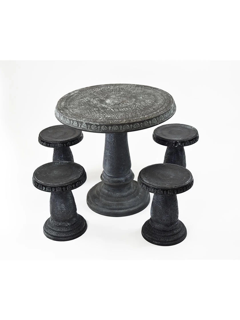 Patio Set, Round Table & 4 Stools 3 Patio Set, Round Table & 4 Stools - Image 3