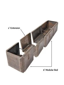 Corten Steel Modular Raised Bed, 2'x6' 13 Corten Steel Modular Raised Bed, 2'x6' -Green Haven Shop 8610701 4010 tif