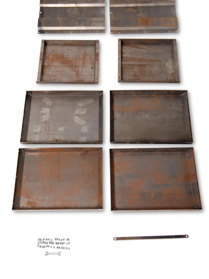 Corten Steel Modular Raised Bed, 2'x4' 5 Corten Steel Modular Raised Bed, 2'x4' - Image 5