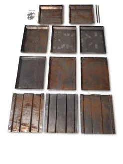 Corten Steel Modular Raised Bed, 2'x6' 12 Corten Steel Modular Raised Bed, 2'x6' -Green Haven Shop 8610703 0142 tif