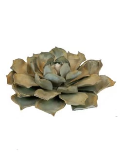 Desert Steel Blue Rose Succulent Sculpture 9 Desert Steel Blue Rose Succulent Sculpture -Green Haven Shop 8610763 01v desert steel blue rose succulent small