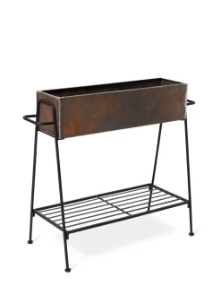 Rectangular Corten Planter And Stand -Green Haven Shop 8611028 1245 tif