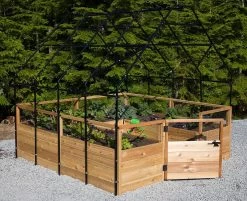 Garden In A Box With Greenhouse, 8' X 8' 10 Garden In A Box With Greenhouse, 8' X 8' -Green Haven Shop 8611033 03V jpg