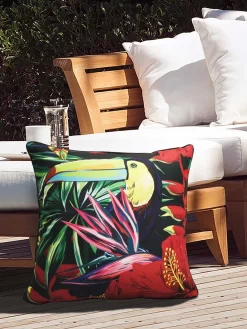 Outdoor Decor™ Floor Pillows, 24" X 24" 9 Outdoor Decor™ Floor Pillows, 24" X 24" -Green Haven Shop 8611118 105v trfl outdoor floor deco pillow 24x24 tropical flowers