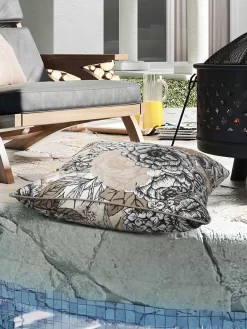 Outdoor Decor™ Floor Pillows, 24" X 24" 11 Outdoor Decor™ Floor Pillows, 24" X 24" -Green Haven Shop 8611118 111v trta outdoor floor deco pillow 24x24 tribal taupe