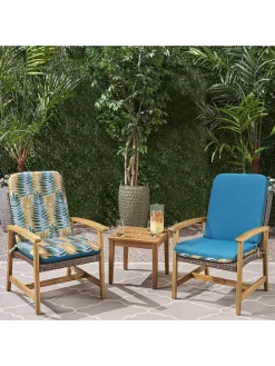 Outdoor Decor™ Seat Pad High Back Cushions, 20" X 45" 17 Outdoor Decor™ Seat Pad High Back Cushions, 20" X 45" -Green Haven Shop 8611125 200v aqua outdoor seat pad high back cushions 20x45 turqoise flowers