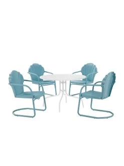 Crosley Tulip 5-piece Outdoor Dining Set -Green Haven Shop 8611578 bl 03v