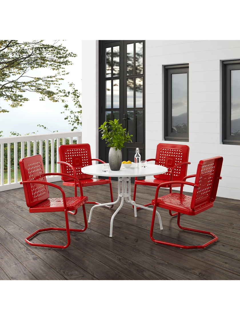 Crosley Bates 5-piece Outdoor Dining Set 4 Crosley Bates 5-piece Outdoor Dining Set - Image 4