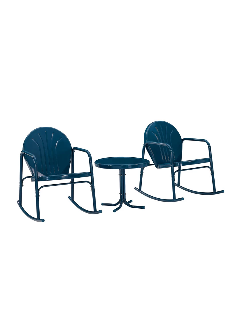 Crosley Griffith 3-piece Outdoor Rocking Chair Set 1 Crosley Griffith 3-piece Outdoor Rocking Chair Set